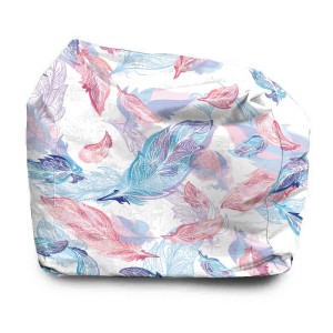 SIEDZISKO KWADRATOWE DZIECIĘCE - Kolorowe pióra