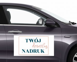 Magnes na samochód 100x50 cm