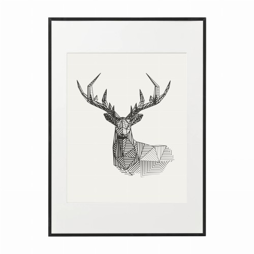 czarna rama 50x70cm i 70x100cm z passe-partout
