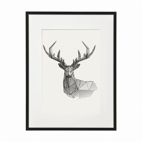 czarna rama 30x40cm i 40x50cm z passe-partout