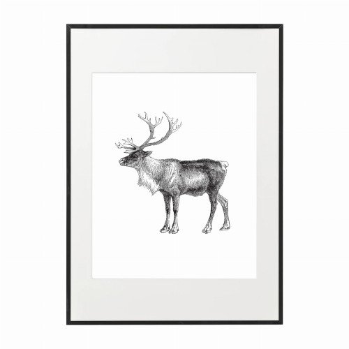 czarna rama 50x70cm i 70x100cm z passe-partout