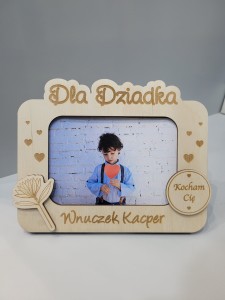 RAMKA NA ZDJĘCIE Z DOWOLNYMI IMIONAMI - Dla Dziadka - wzór 2