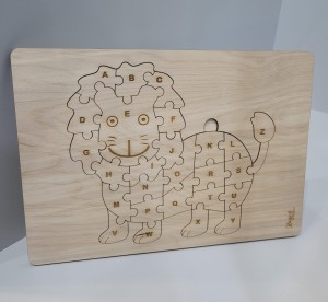 PUZZLE "ZWIERZAKI" DLA DZIECI - Lew