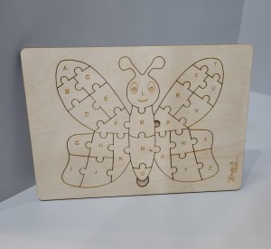 PUZZLE "ZWIERZAKI" DLA DZIECI - Motylek