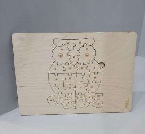 PUZZLE "ZWIERZAKI" DLA DZIECI - Sówka