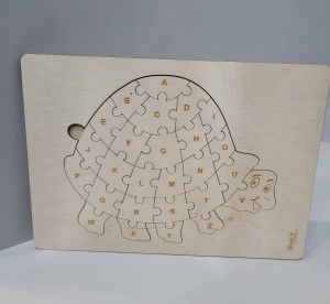 PUZZLE "ZWIERZAKI" DLA DZIECI - Żółwik