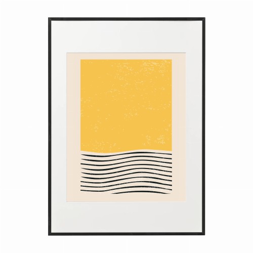 czarna rama 50x70cm i 70x100cm z passe-partout