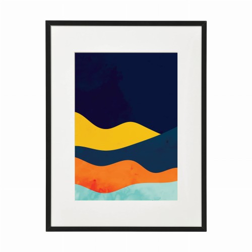 czarna rama 30x40cm i 40x50cm z passe-partout