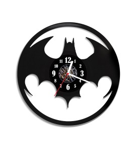 Zegar ścienny z płyty winylowej Batman 9.1