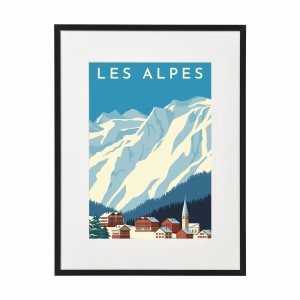 PLAKAT W RAMIE MAŁY - Alpy
