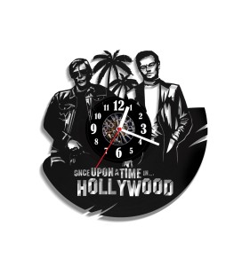 Zegar ścienny z płyty winylowej Hollywood 4.4