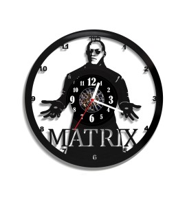 Zegar ścienny z płyty winylowej Matrix 24.4