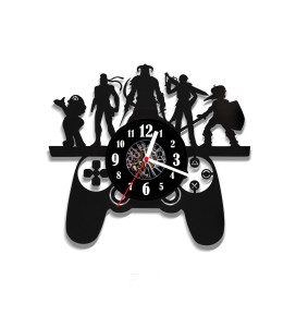 Zegar ścienny z płyty winylowej Gamer 2.2