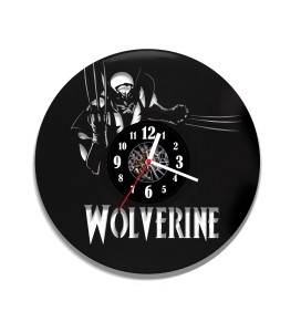 Zegar ścienny z płyty winylowej Wolverine 8.2