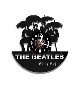 Zegar ścienny z płyty winylowej The Beatles 18.2