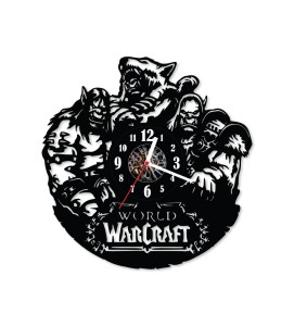 Zegar ścienny z płyty winylowej Gra - World of Warcraft 25.5