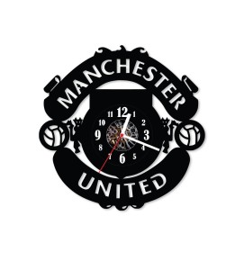 Zegar ścienny z płyty winylowej Manchester United 6.2