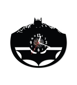 Zegar ścienny z płyty winylowej Batman 25.7