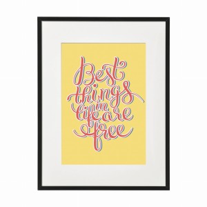 PLAKAT W RAMIE MAŁY - Cytat o życiu