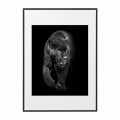 czarna rama 50x70cm i 70x100cm z passe-partout