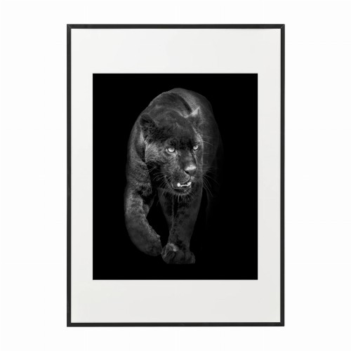 czarna rama 50x70cm i 70x100cm z passe-partout