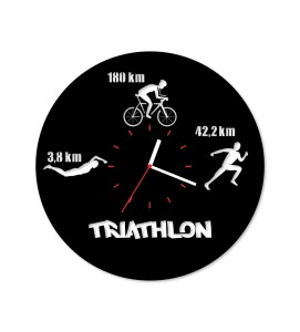Zegar ścienny z płyty winylowej Triathlon IM 51.8