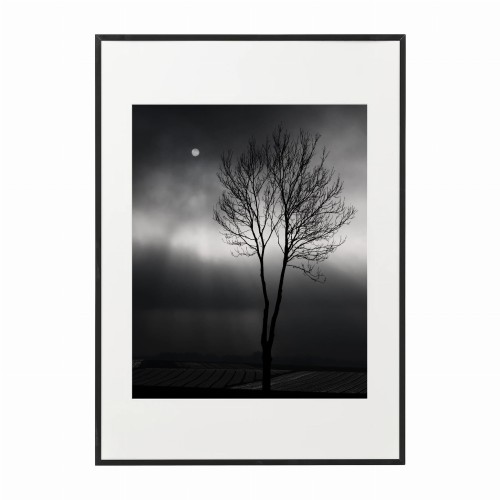 czarna rama 50x70cm i 70x100cm z passe-partout