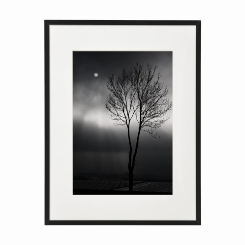 czarna rama 30x40cm i 40x50cm z passe-partout