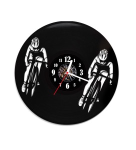 Zegar ścienny z płyty winylowej BIKE 2- 12.9