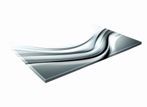 SZKLANA DESKA KUCHENNA 40x30 170b Srebro w płynie