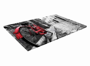 SZKLANA DESKA KUCHENNA 30x20 181a Czerwony rower