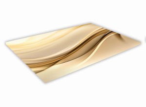 SZKLANA DESKA KUCHENNA 40x30 195b Złota fala