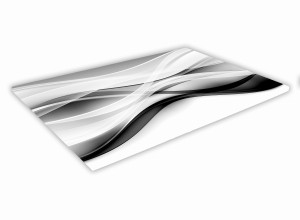 SZKLANA DESKA KUCHENNA 30x20 198a Mono fala