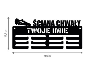 Wieszak na medale ŚCIANA CHWAŁY Z IMIENIEM 115.2