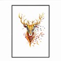 czarna rama 50x70cm i 70x100cm bez passe-partout
