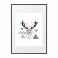 czarna rama 50x70cm i 70x100cm z passe-partout