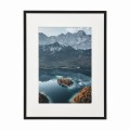 czarna rama 30x40cm i 40x50cm z passe-partout