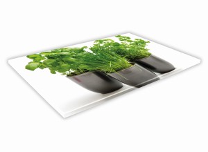 SZKLANA DESKA KUCHENNA 40x30 21b Ziółka