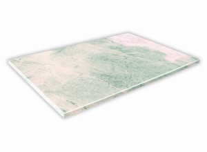 SZKLANA DESKA KUCHENNA 40x30 27b Zielony marmur