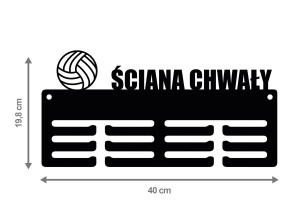Wieszak na medale Ściana Chwały 102.2 40cm