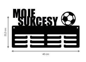 Wieszak na medale MOJE SUKCESY  40cm 4.2