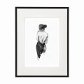 czarna rama 30x40cm i 40x50cm z passe-partout