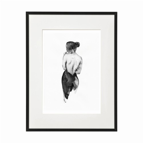 czarna rama 30x40cm i 40x50cm z passe-partout