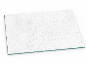 Szklana deska kuchenna do krojenia na prezent 60x30 cm Biały granit 040d