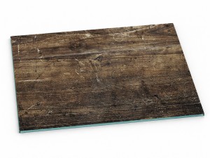 Szklana deska kuchenna do krojenia na prezent 30x20 cm Stare drewno 043a