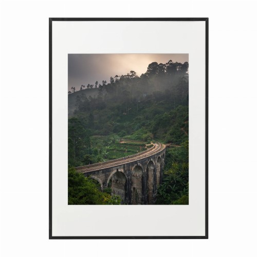 czarna rama 50x70cm i 70x100cm z passe-partout