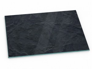 Szklana deska kuchenna do krojenia na prezent 30x20 cm Ciemna skała 074a