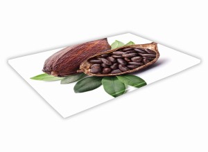 SZKLANA DESKA KUCHENNA 60x20 81c Kakao