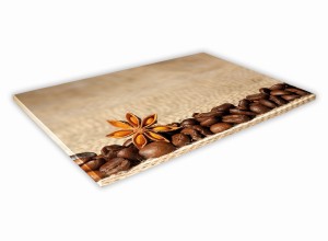 SZKLANA DESKA KUCHENNA 60x30 87d Ziarna kawy