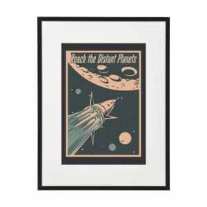 PLAKAT W RAMIE MAŁY - Kosmos IV